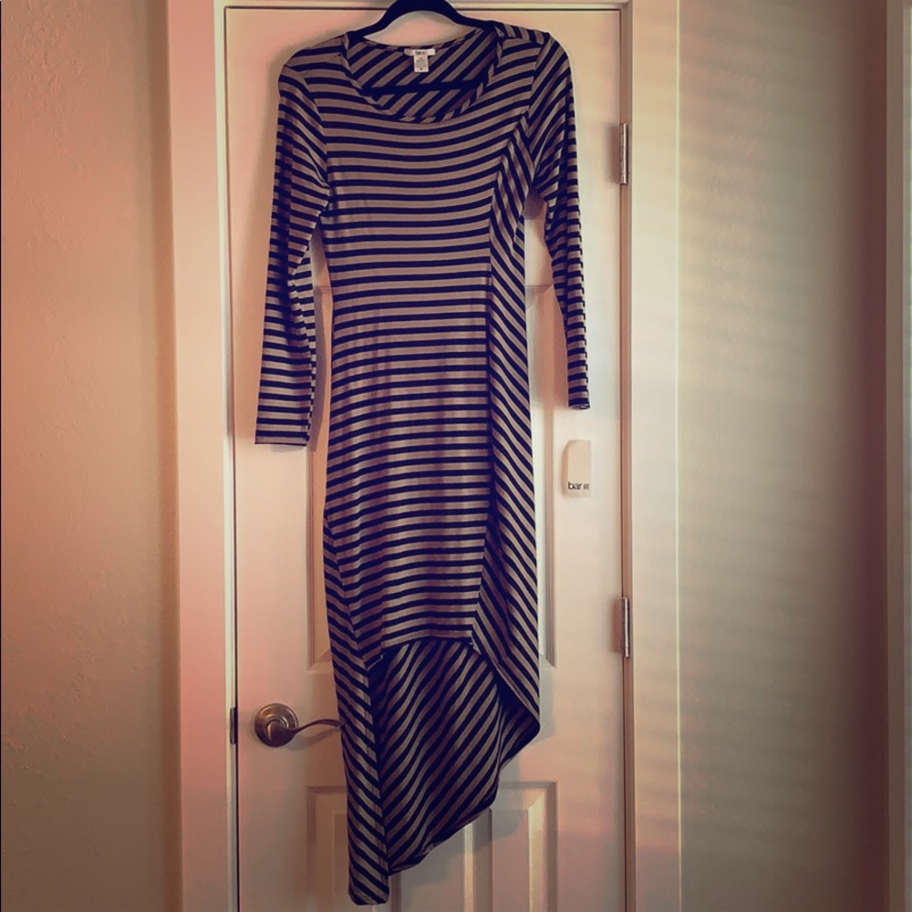 Striped maxi dress
